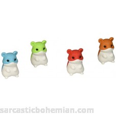 Iwako Japanese Erasers in A Mini Bento Box 4 Hamsters Assorted Colors B00449QAFW